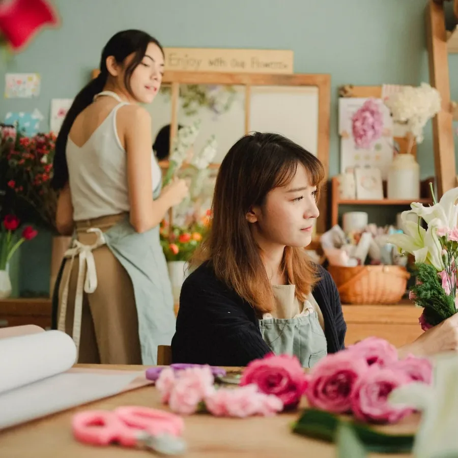 Mẫu hoa đang có