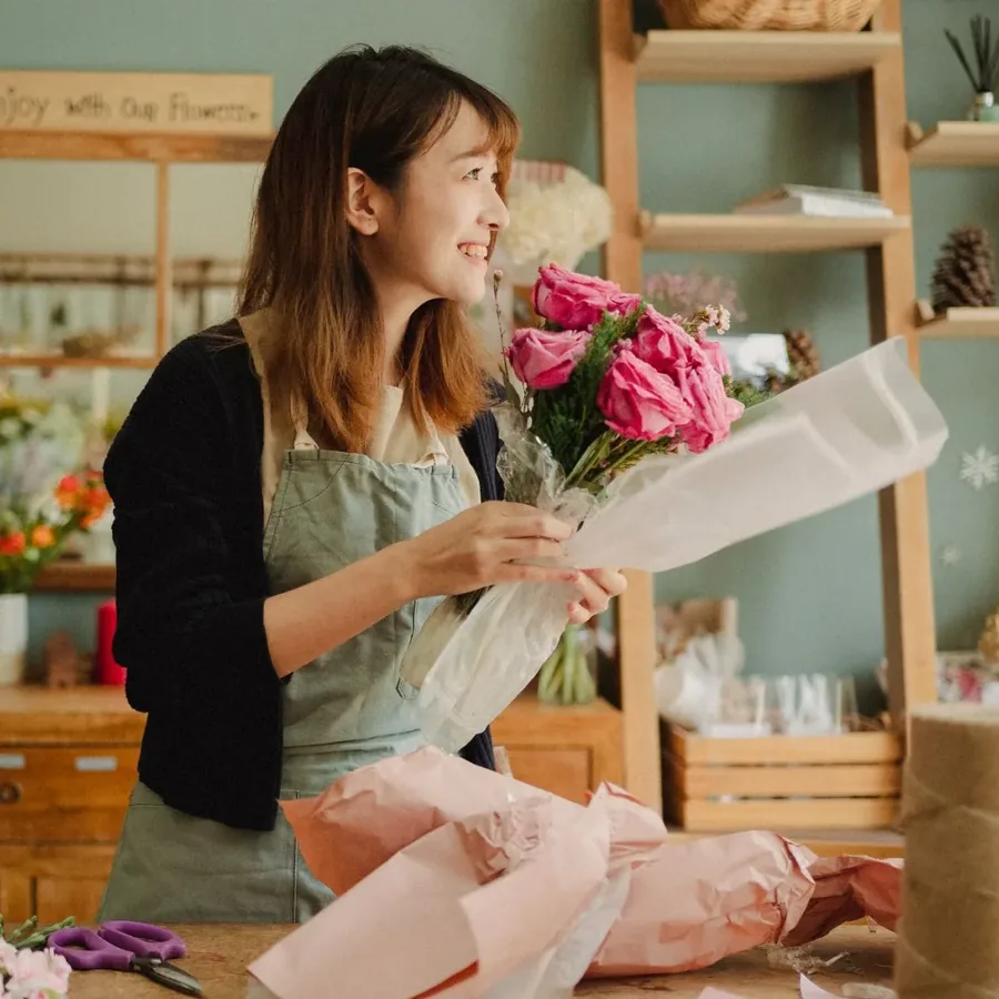 Mẫu hoa đang có